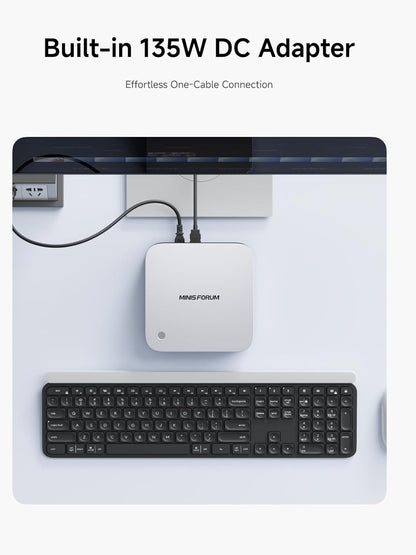 MINISFORUM AI Mini PC X1 Pro AMD Ryzen AI 9 HX370(12 Cores/24 Threads, up to 5.1GHz)&AMD Radeon 890M Mini Gaming Computer,96GB DDR5 2TB PCIe 4.0 SSD, 8K Quad Display,Dual 2.5 LAN/WIFI7/BT5.4/Oculink