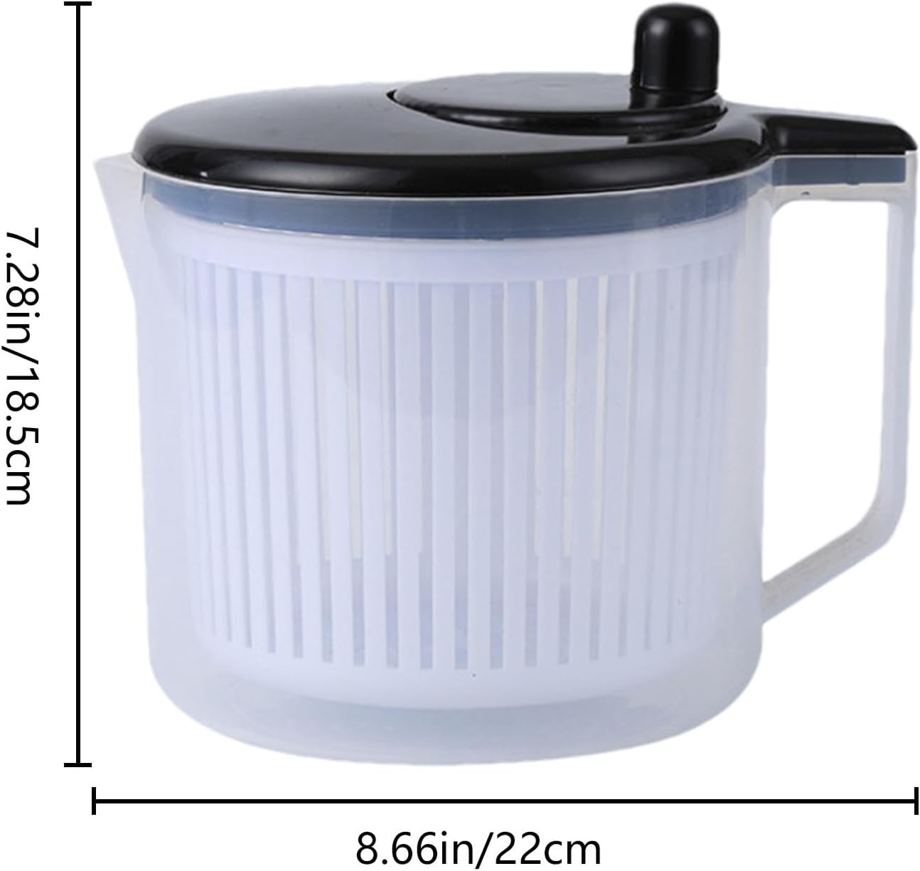 Fruit Cleaner Spinner - Fruit Dryer Spinner Vegetable Washer with Handle | Kitchen Gadgets, Fruit Washing Bowl for Fresh Crisp Clean Salad and Produce