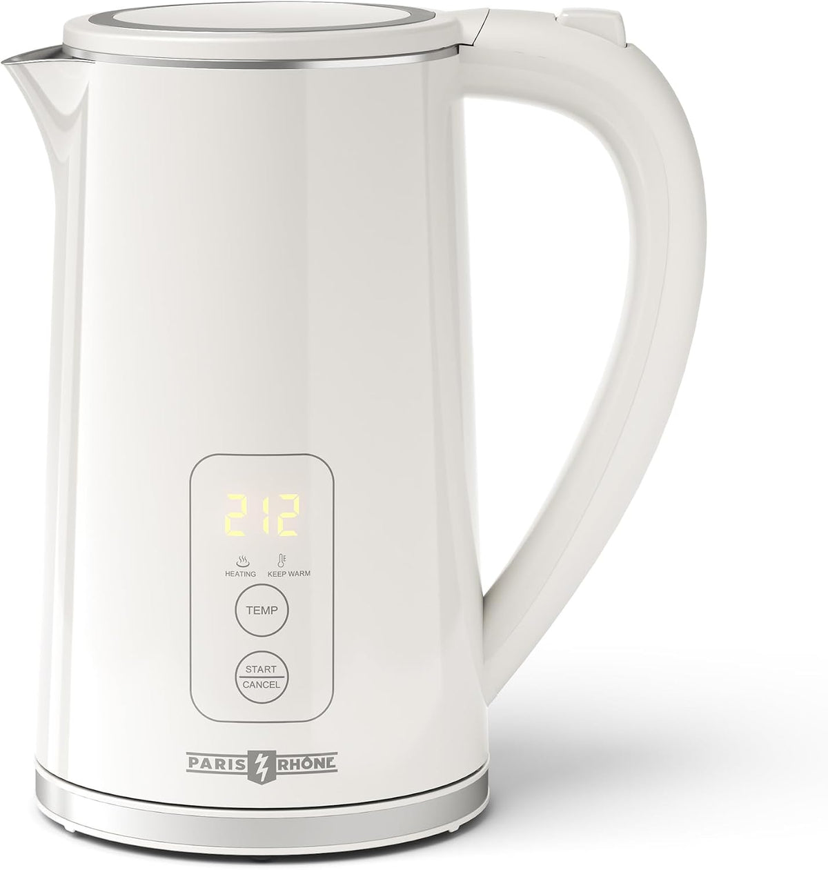 Electric Kettle, 1.7L Capacity 6 Temperature Settings Cordless Water Heater