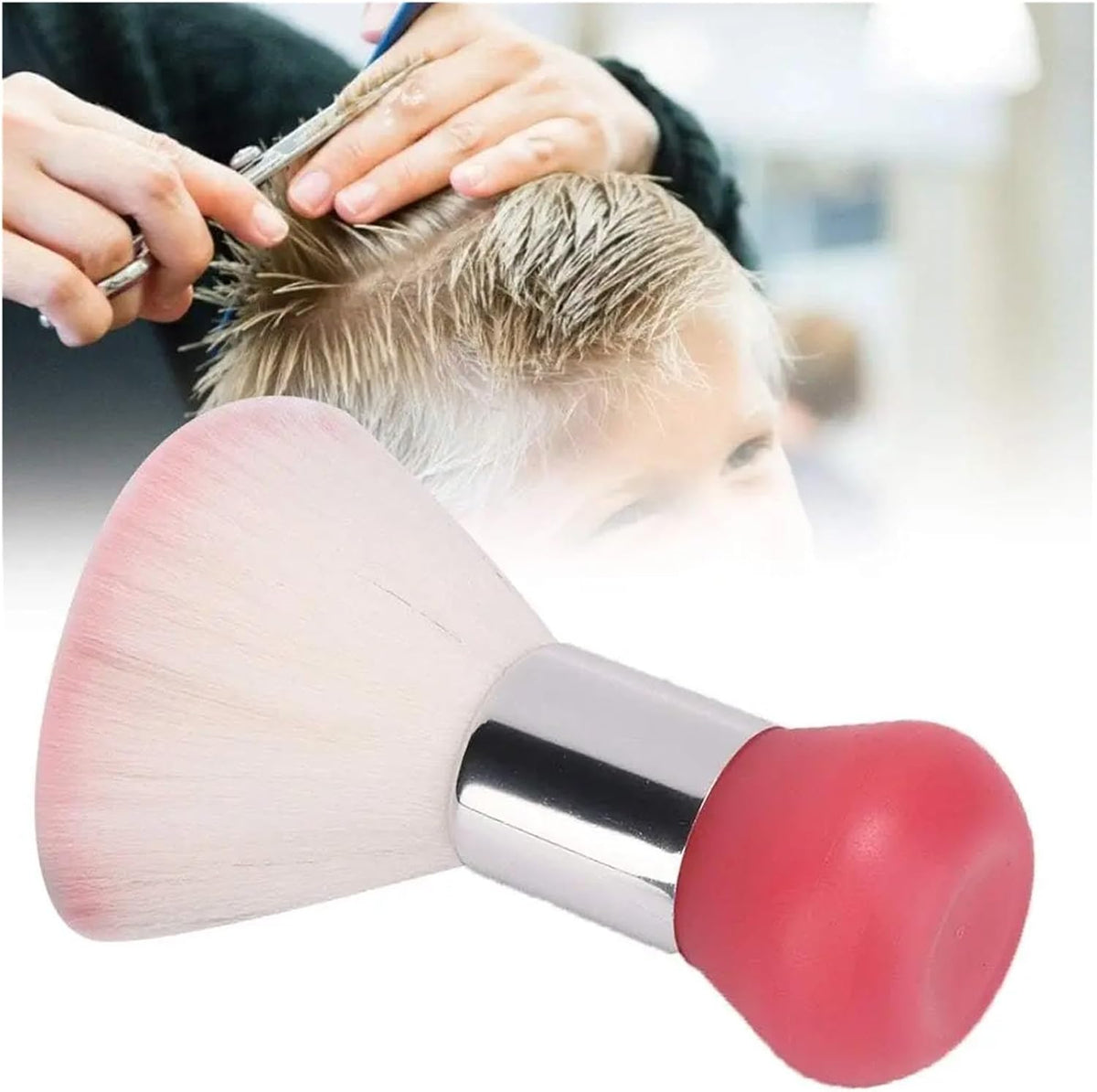 Barber Hair Brush Multifunction Neck Face Duster Haircut Cleaning