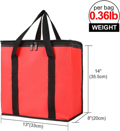 Purilite Select™ Insulated Food Delivery Bag – Extra Large Thermal Carrier for Hot &amp; Cold Food Transport