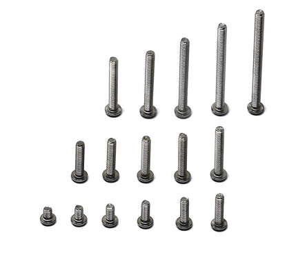 iexcell 50 Pcs M6 x 20mm Thread Pitch 1 mm Stainless Steel 304 Hex Socket Button Head Cap Screws Bolts Kit
