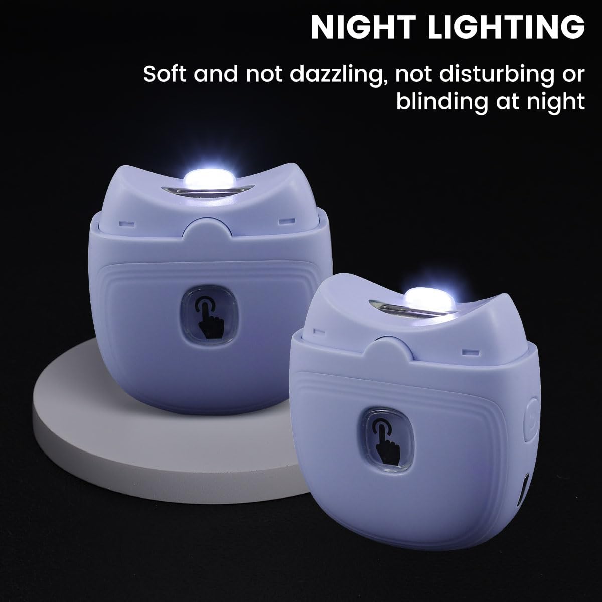 Electric Automatic Nail Clipper Automatic Fingernail Cutter with Nail Scraps Storage 300mAh USB Rechargeable Safety Fingernail Trimmer with LED Light Electric Fingernail Cutter Nail Scissors for Baby Kids Adult (White)