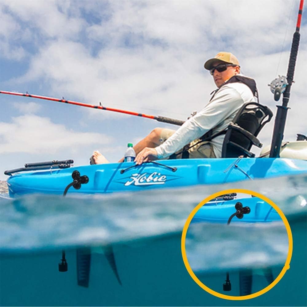 LUCKY Fish Finder Transducer Mount Arm Kayak Bracket Transducer Mounting Arm Flexible for Boat Canoe Kayak Fishing