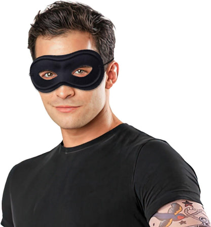 Yilistore Black Masquerade Mask,Halloween Costumes Accessories Half Mask for Adult Children Cosplay Dress Up