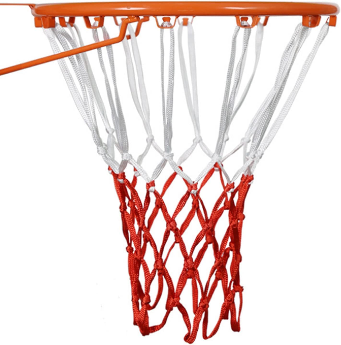 Basketball Net Heavy Duty Basketball Sports Net All Weather Replacement Nets Basketball Backboard Accessories for Standard Rim Hoop Outdoor Indoor