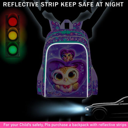 3pcs Backpack for Boys and Girls, 16” Kids Kindergarten Bookbag with Lunch Box, Cute Elementary Backpacks for Boy Girl