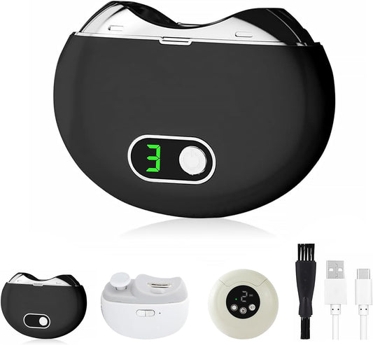 Electric Nail Clippers for Adult, 3-Speed Electric Automatic Nail Clipper for Baby, Kids, Seniors, Rechargeable Nail Trimmer with Nail Scraps Storage (Black)