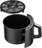 Air Fryer Basket Replacement Basket and Tray for Ninja AF161, Air Fryer Accessories for Ninja AF150 and AF161, Non-Stick Air Fryer Basket with Cover for Ninja AF150 and AF161, Dishwasher-Safe Basket