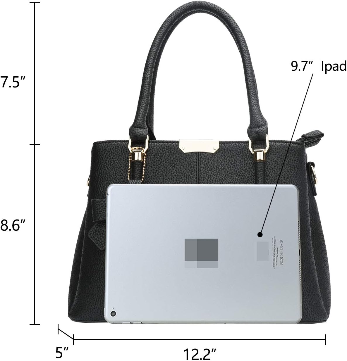KKXIU Trendy Tote Bag for Women Lightweight Oxford Big Capacity Shoulder Purses and Handbags