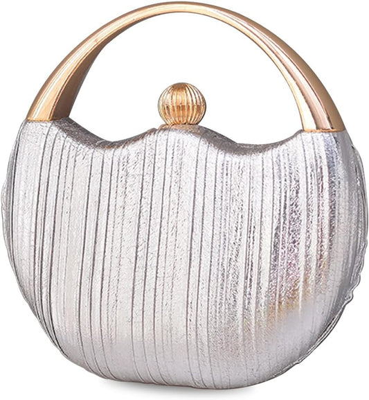CORIOS Women Clutch Bag Glitter Evening Bag Bridal Wedding Purse Elegant Shoulder Bag