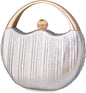 CORIOS Women Clutch Bag Glitter Evening Bag Bridal Wedding Purse Elegant Shoulder Bag