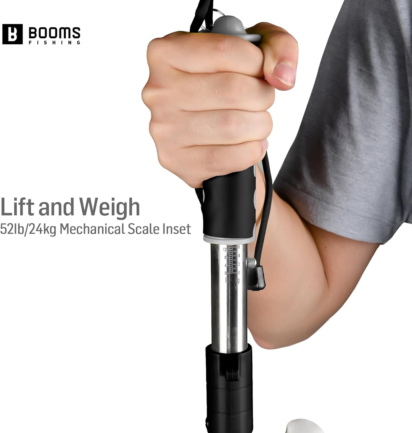 Booms Fishing G11 Fish Gripper with Scale