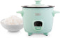 Dash DRCM200GBAQ04 Mini Rice Cooker with Keep Warm, 2 cup, Aqua