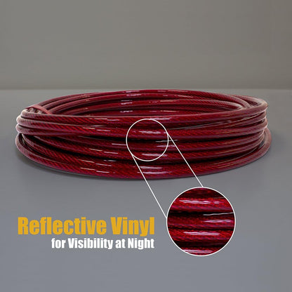 BV Pet Small Tie Out Cable for Dog up to 35 Pound, 25-Feet