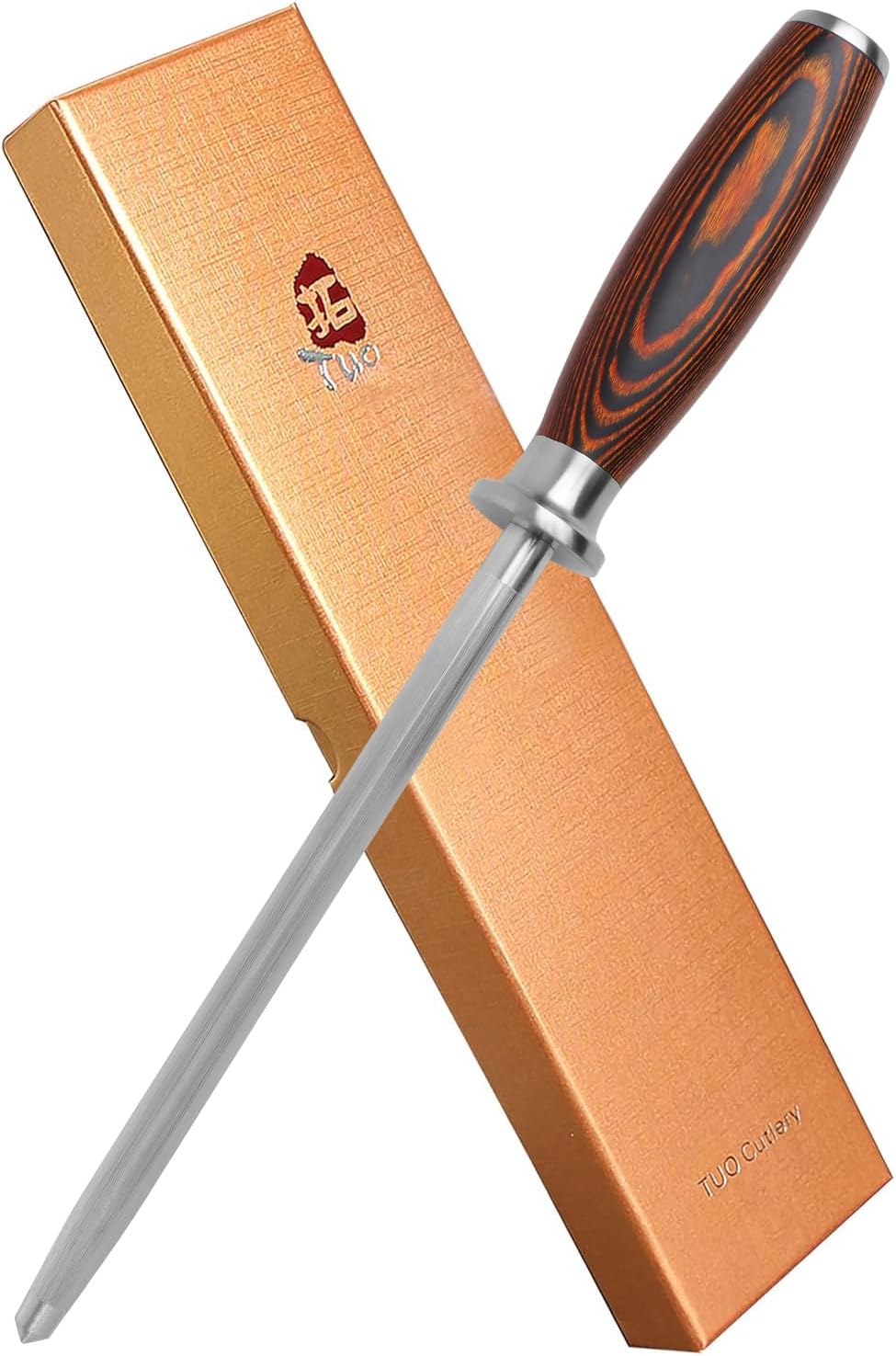 TUO Boning Knife - Razor Sharp Fillet Knife - High Carbon German Stainless Steel Kitchen Cutlery - Pakkawood Handle - Luxurious Gift Box Included - 7 inch - Fiery Phoenix Series