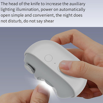 Electric Nail Clipper, Yosody Easyclip Electric Toe Nail Toenail Clippers for Thick Toenails Seniors, Vueeze Imwing Easy Clip Smart Nail Trimmer Cutter for Adults People Men (White)