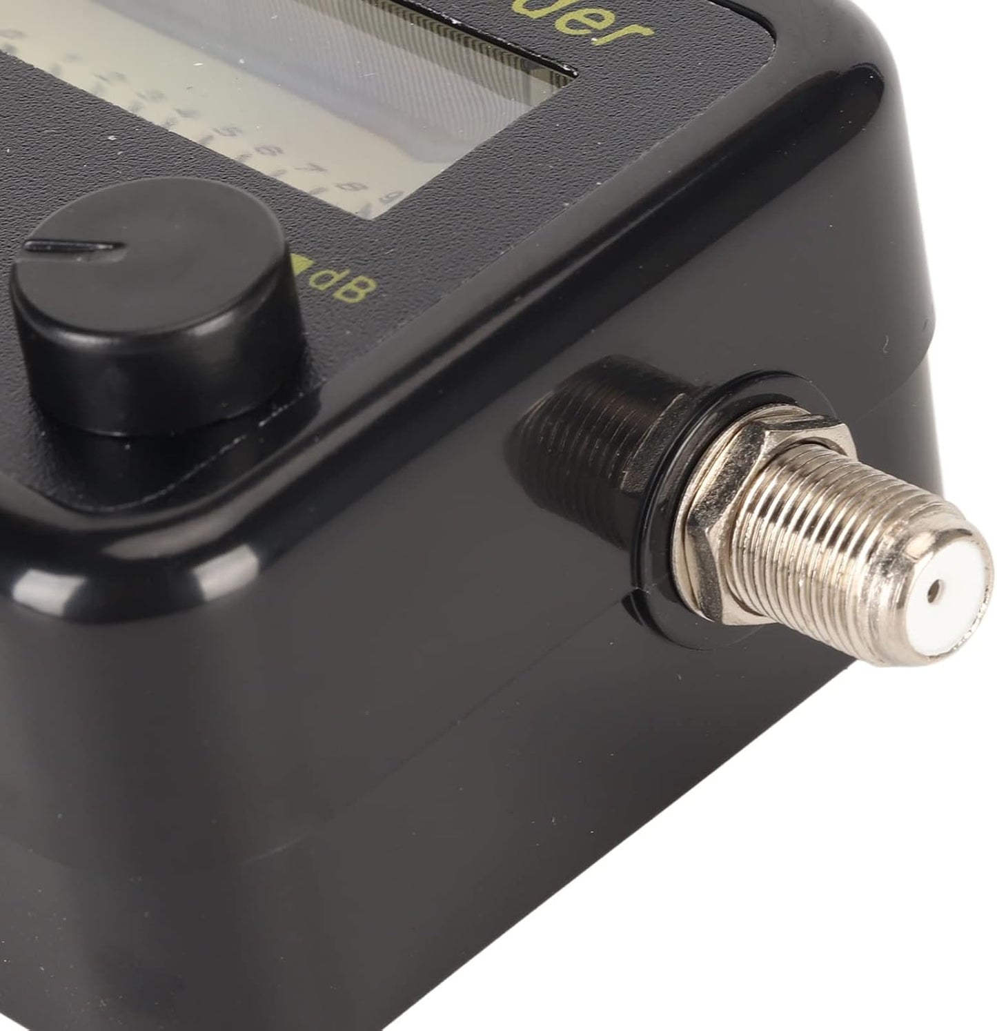 Haofy Satellite Finder Digital SAT Meter Signal Locator for C Band KU Band Tuning with 0.95-2.15GHz Range 75Ω Impedance ABS Material DC13-18V