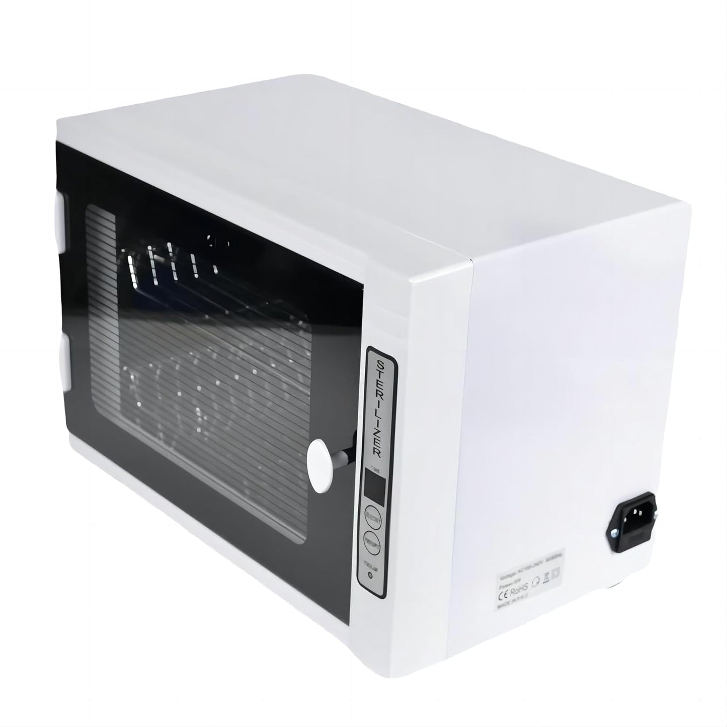 Plutusdental UV Sterilizer Cabinet | 12L, 253nm UV Light, Adjustable Timer & Stainless Steel Interior