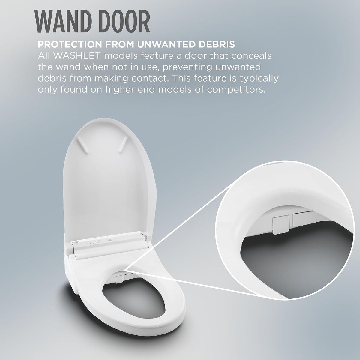 TOTO SW4736AT40#01 WASHLET+ Electronic Bidet Toilet Seat, Cotton White