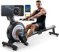 Rowing Machine,Wenoker Magnetic Rower Machine for Home,350 LB Weight Capacity, Smooth Whisper Quiet with LCD Monitor Tablet Holder & Comfortable Seat Cushion, Compact and Saves Space