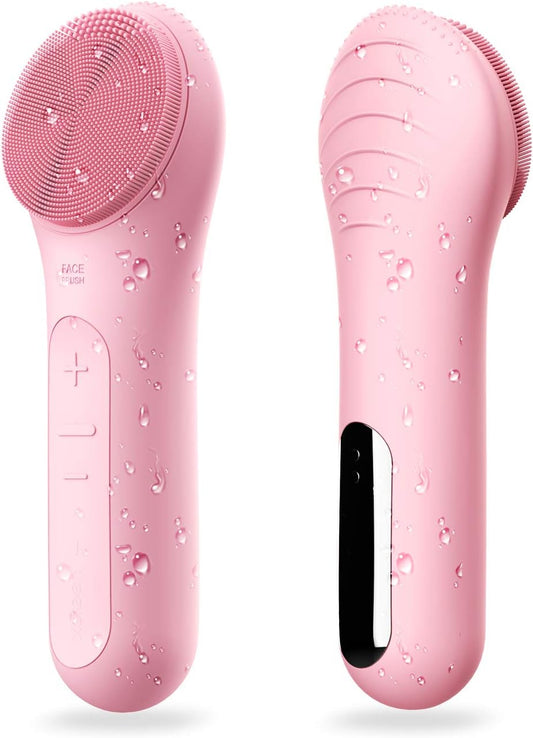 Några Coola Facial Cleansing Brush, Waterproof Electric Face Cleansing Brush Device for Deep Cleaning|Gentle Exfoliating|Massaging,Rechargeable Silicone Skin Wash Machine with Magnet Charger