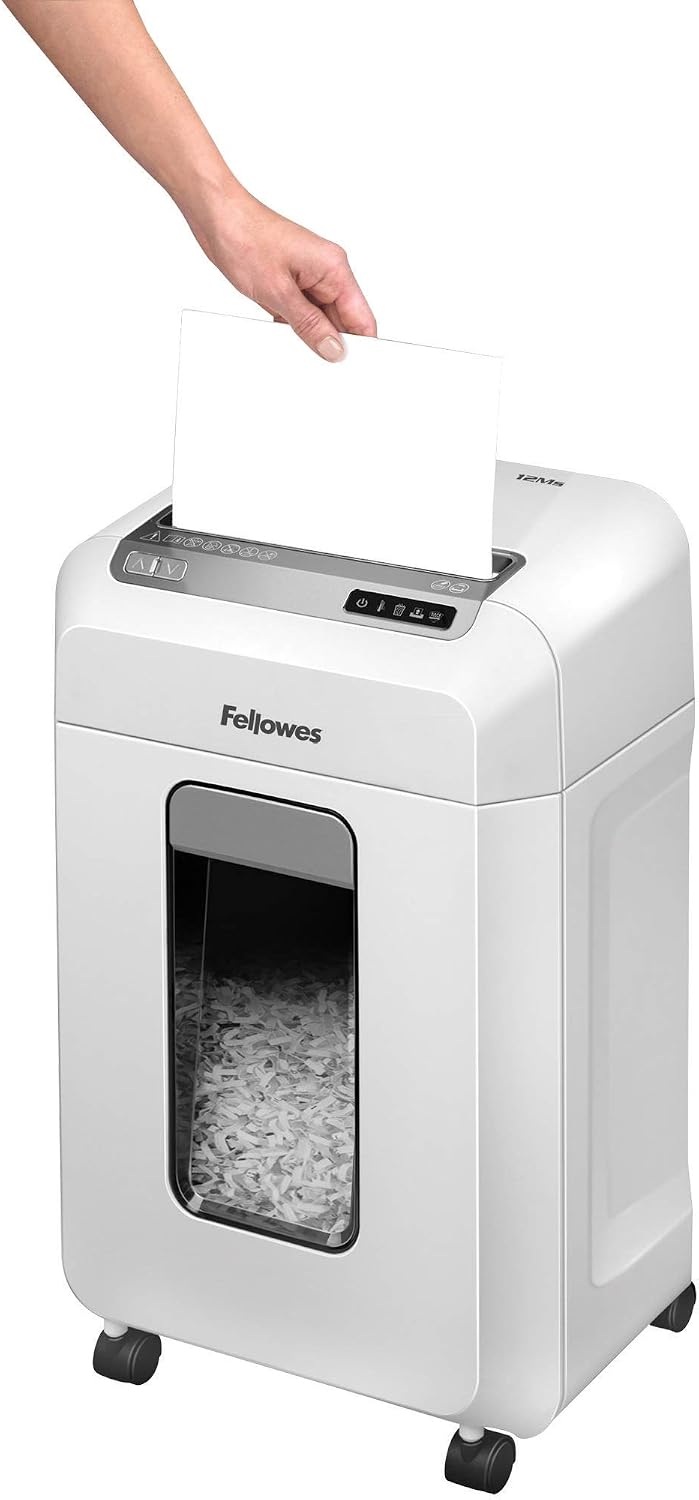 Fellowes Microshred 12Ms Micro-Cut Shredder (4631401) Shredder