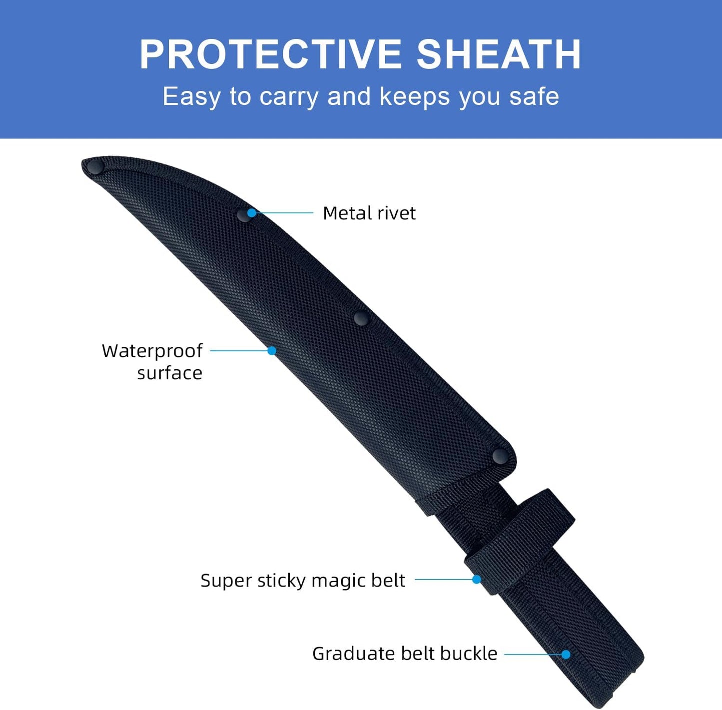 8 Inch Fishing Fillet Knife, Professional Level Knives for Filleting Fish and Boning Meat, Sharp Stainless-Steel Non-Stick Coating Blade, Non-Slip Handles, with 1 Two Stage Knife Sharpener