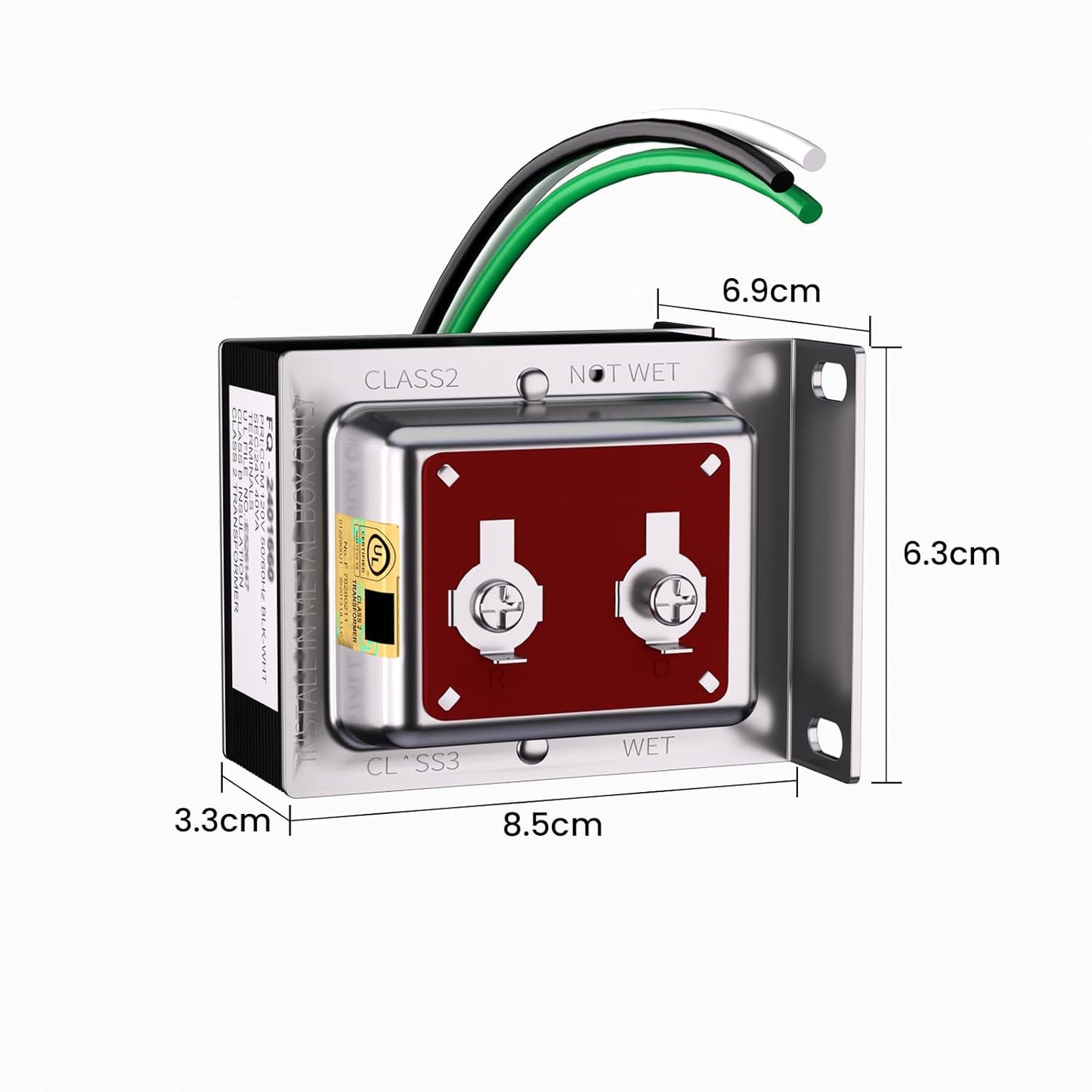 BENSN 24V 40VA Doorbell Transformer Compatible with Ring 2 3 Pro Video Nest Hello Doorbell Honeywell Ecobee Nest Sensi Thermostat Power Supply Adapter, UL Certification
