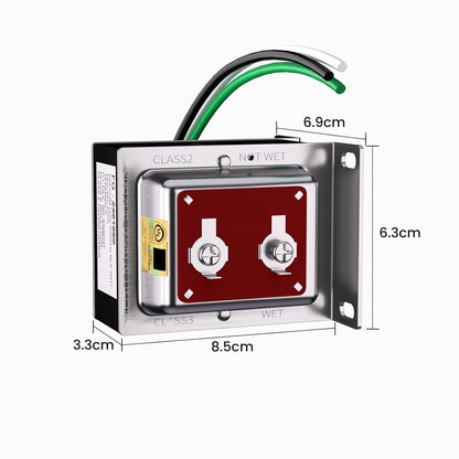 BENSN 24V 40VA Doorbell Transformer Compatible with Ring 2 3 Pro Video Nest Hello Doorbell Honeywell Ecobee Nest Sensi Thermostat Power Supply Adapter, UL Certification