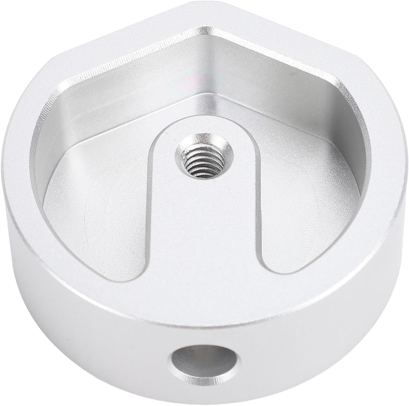 EVGATSAUTO Satellite Antennas Tiv Adapter Robust Aluminum Mount Ideal RV Trailer Exchange (Silver)