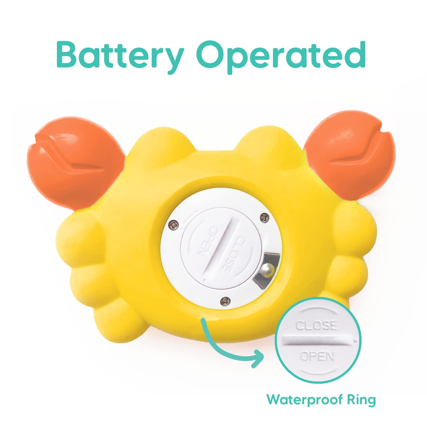 Aycorn Digital Baby Bath Thermometer Baby Safety - Celsius Water Temperature Thermometer & Room Thermometer with LED Display and Temperature Warning - Infant Baby Bath Toys Floating Toy Thermometer