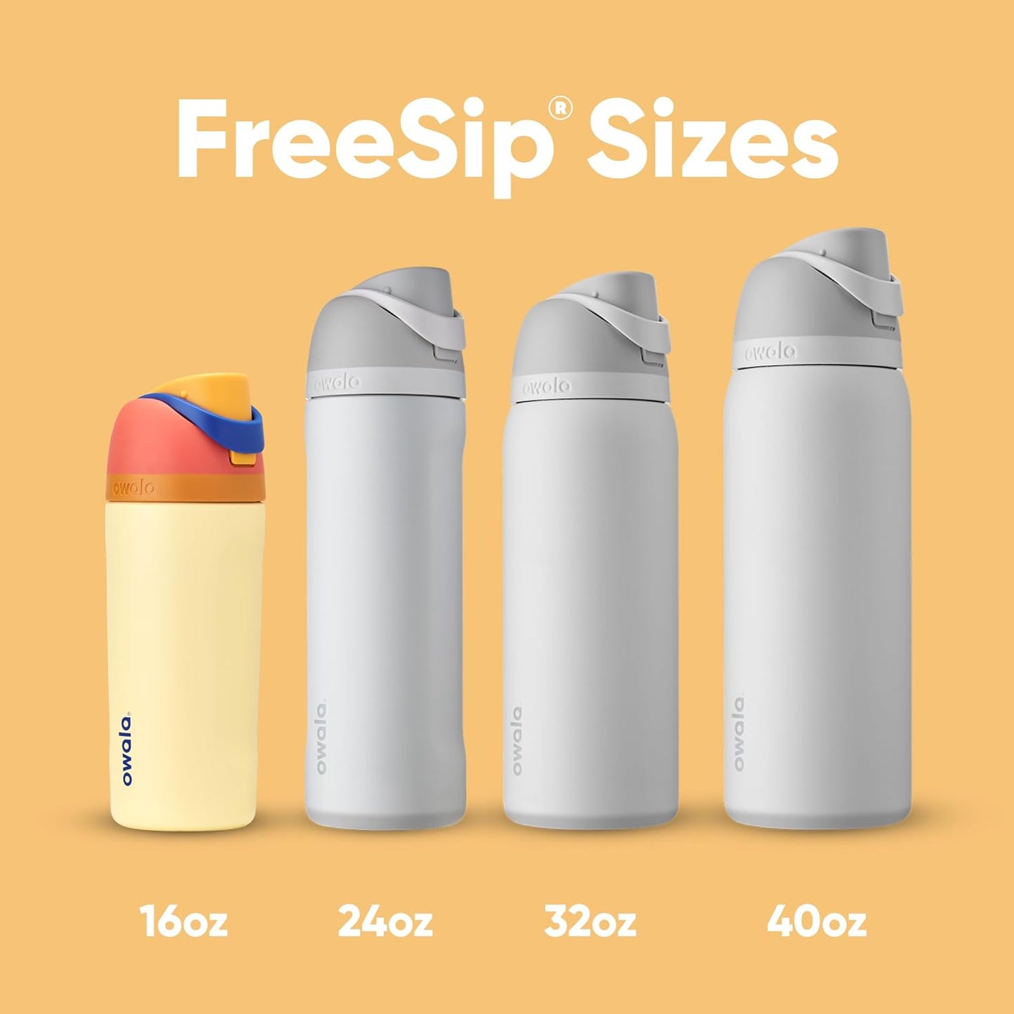 Owala Kids FreeSip Insulated Stainless Steel Water Bottle with Straw, BPA-Free Sports Water Bottle, Great for Travel, 16 oz, Celestial Sphere