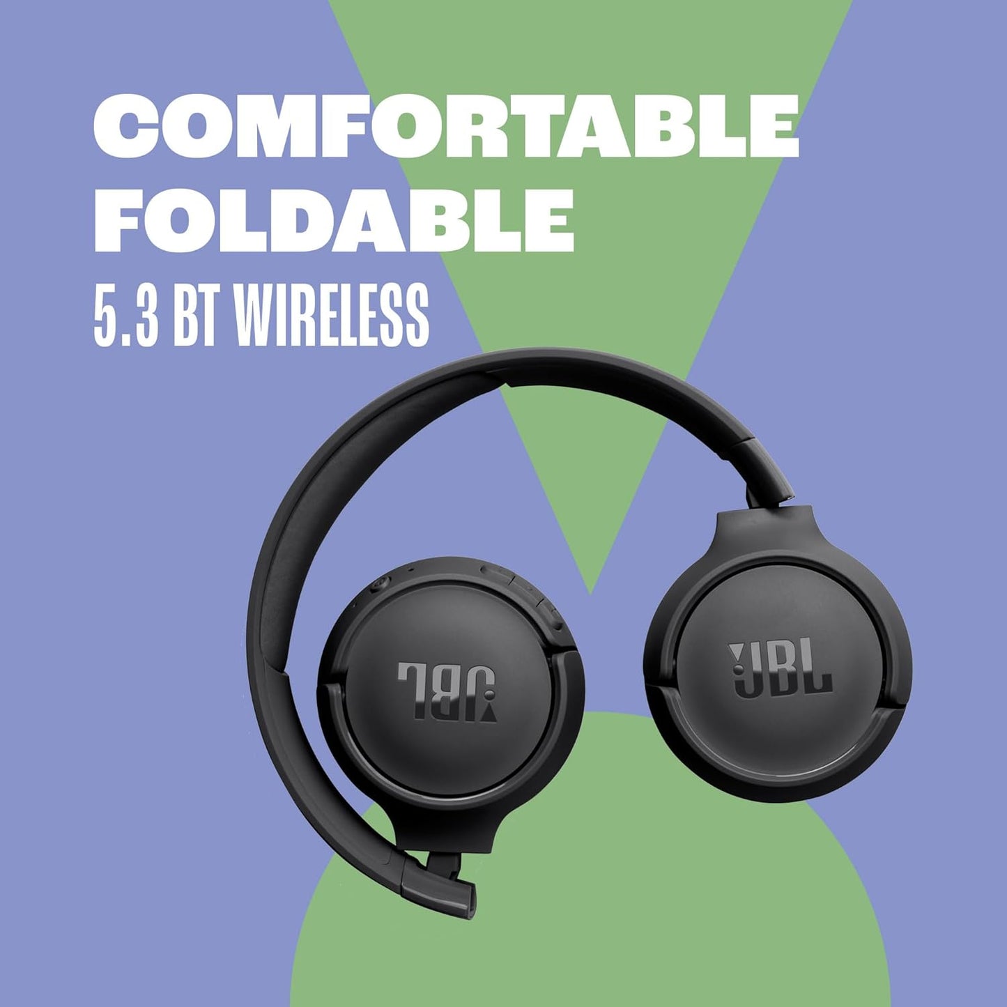JBL Tune 510BT Wireless On-Ear Bluetooth Headphones - Black