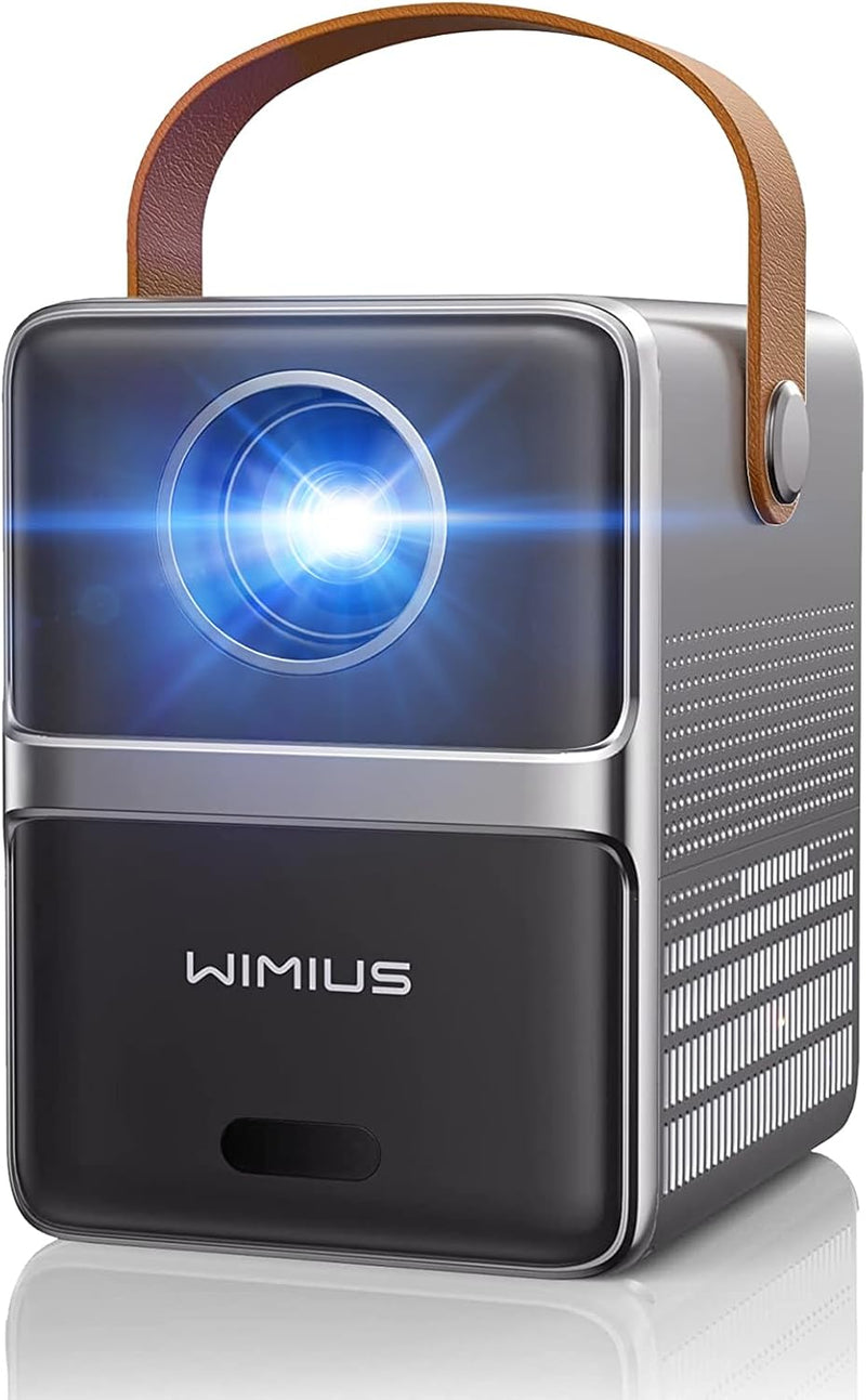 [Electric Focus] Mini Projector with 5G WiFi and Bluetooth, WiMiUS 1080P Portable Projecteur, Outdoor Movie Projector, 300" Screen, Home Theater Projector Compatible with iOS/Android/TV Stick/HDMI/PS5