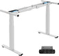 TOPSKY Dual Motor 3-Stage Standing Desk Frame, Electric Height Adjustable Sit Stand Desk Base, Heavy Duty 300 lb Capacity, Fits up to 80” Table Tops, White Frame Only