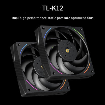 Thermalright Peerless Assassin 120 Vision MAX ARGB Black CPU Air Cooler,PC Heatsink Cooler with Dual PWM Fans,PC Display Screen Cooler of 5’’-Magnetic,480x854 Resolving,for LGA1851/1700,AM5