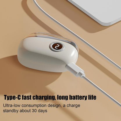 Electric Nail Clippers for Seniors - Automatic Nail Clipper | USB Rechargeable Fingernail Trimmer | LED Nail Clippers with 3-Speed Settings & Scraps Storage for Travel Home
