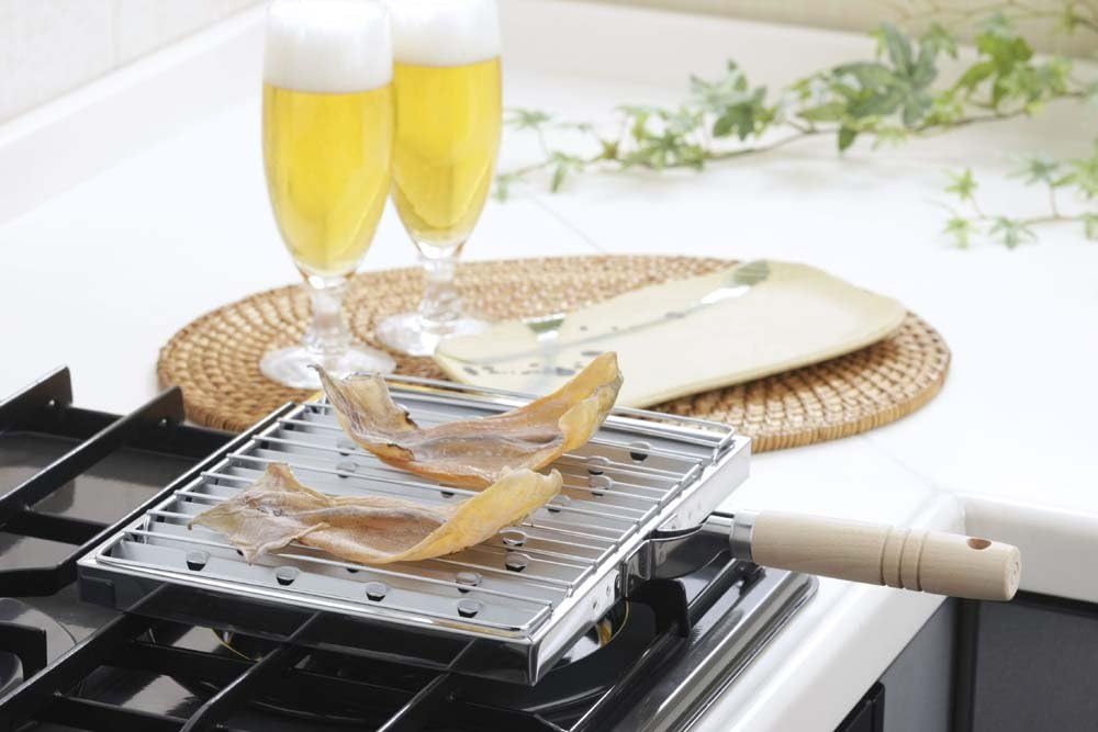 Gas Stovetop Grill Pan | Stainless Steel Indoor Grilling and Roasting Tray