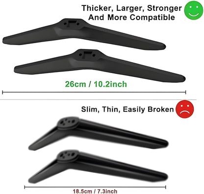 TV Stand for TCL Roku TV Stand Legs,TV Legs Replacement for Smart TV TCL 28" 32" 40" 43" 49" 50" 55" 65" 32S359 40FD5406 43S325 49S403 50S525 55S453 65S455 TV Feet (Upgrade Version)