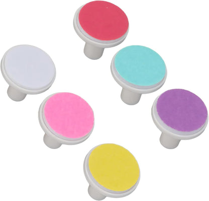 6 Pieces Baby Nail File Pads Nail Trimmer Replacement Pads Electric Nail File Grinding Heads Accessory for Newborn Infant Toddler or Adults Toes Fingernails Care