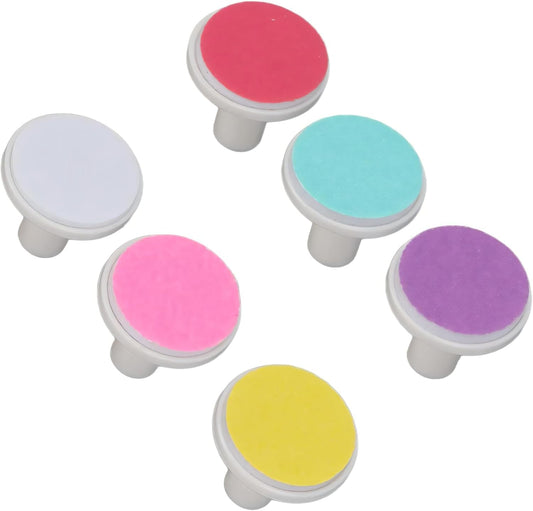6 Pieces Baby Nail File Pads Nail Trimmer Replacement Pads Electric Nail File Grinding Heads Accessory for Newborn Infant Toddler or Adults Toes Fingernails Care