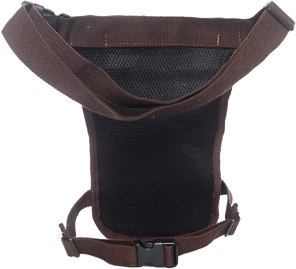 Motorcycle Drop Leg Bag Nylon Waist Pack for Men Women Travel Hiking Tactical Cycling Bike Ride Riding Crossbody Shoulder Fanny Pouch