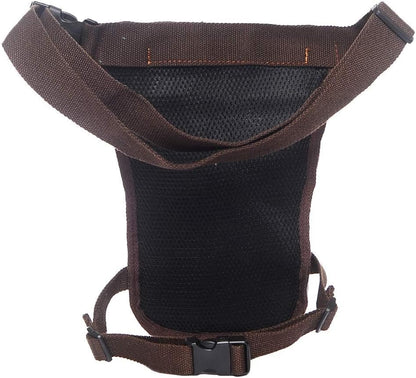Motorcycle Drop Leg Bag Nylon Waist Pack for Men Women Travel Hiking Tactical Cycling Bike Ride Riding Crossbody Shoulder Fanny Pouch