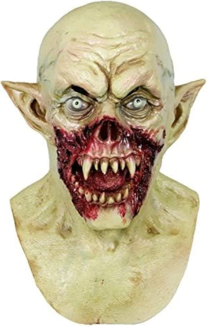 MOLEZU Vampire Mask Zombie Head Mask for Adult, Scary Horror Creepy Demon Monster Mask for Halloween Costume Party
