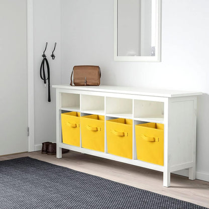 ShellKingdom Storage Bins, Foldable Fabric Storage Cubes And Cloth Organizer Drawer For Closet And Toys, 6 Pack (Lavender+Light Blue+Pink)