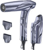 Best Gift for Hair Care, 1400W Brushless Motor Ionic Hair Dryer, Light-weight Travel Folding Blow Dryer, Llano Professional Salon Fast Drying Hairdryer with Hair Care Ions, Hot&Cold Cycles, 120V