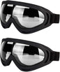 LJDJ Motorcycle Goggles - Glasses of 2 - Dirt Bike ATV Motocross Riding Offroad Combat Goggles