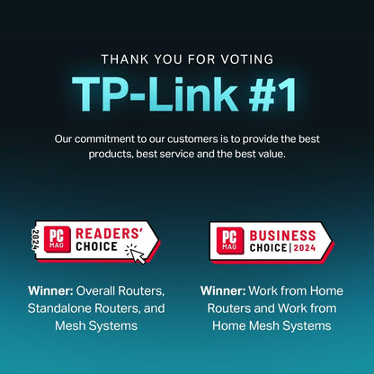 TP-Link Deco BE11000 Tri-Band WiFi 7 Mesh (Deco BE65 Pro) - 11 Gbps, 6 GHz/5 GHz/2.4 GHz Bands, 5 Gbps Ports, MLO, 320 MHz Channels, HomeShield, Universal Compatibility - 2-Pack