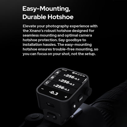 GODOX X3-S 2.4G Wireless Flash Trigger Transmitter TTL Autoflash with Large OLED Touchscreen Multiple Flash Modes with USB Port 32 Channels 16 Groups Compatible with Sony Cameras